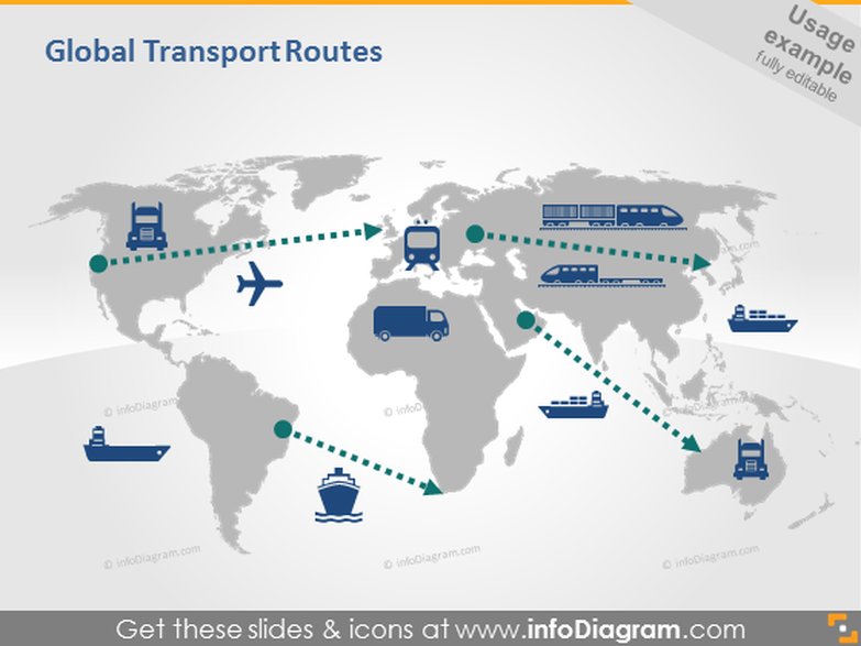 Global Transportation Map