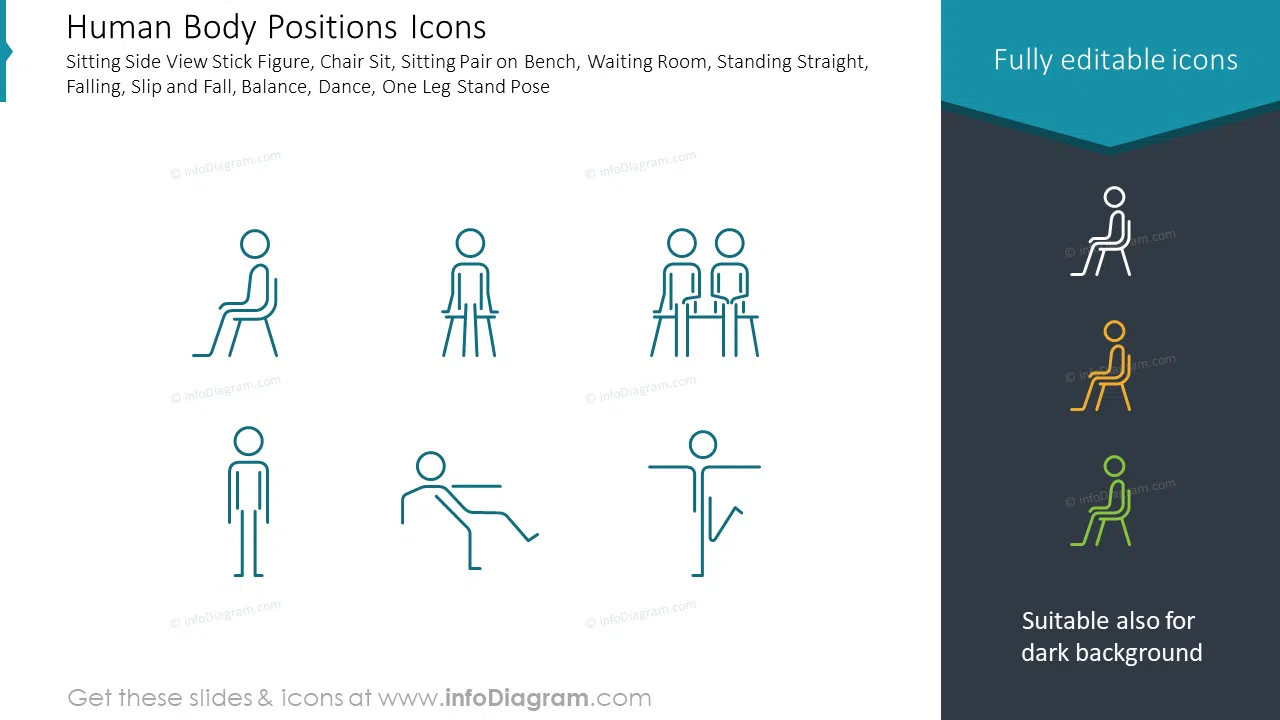 Human Body Positions Icons