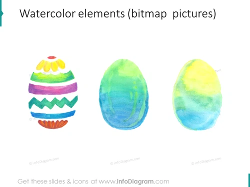 Handwritten Spring and Easter Icons (PPT clipart)
