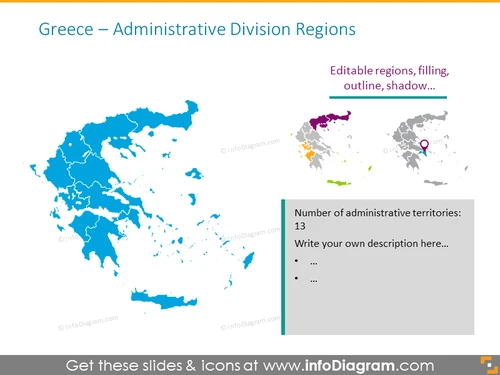 Greece administrative division map