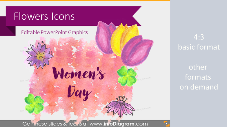 Handdrawn Flowers (PPT  icons)