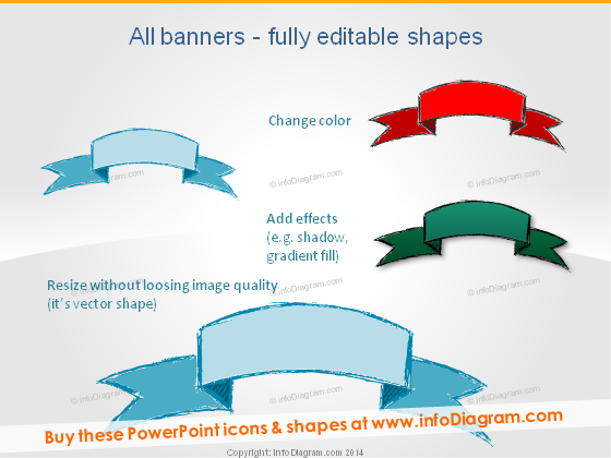 Blue Green Red Banner Editable Handcrafted ppt