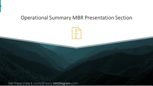 Operational Summary MBR Presentation Section