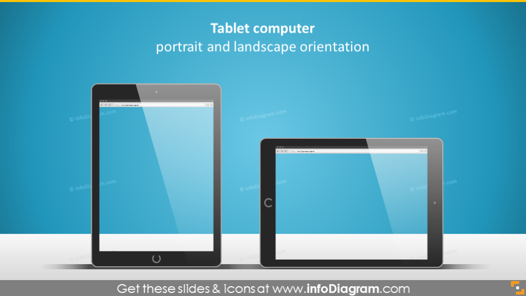 tablet display picture screenshot power point clipart
