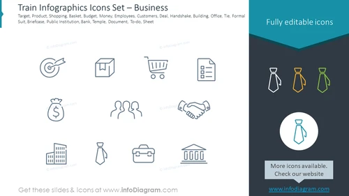 Train Infographics Icons Set – Business