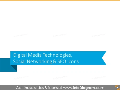 Digital media technologies, social networking and SEO icons 