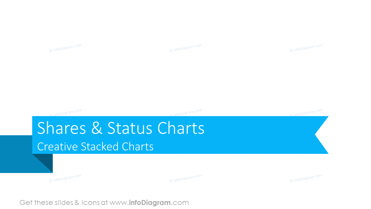 Shares & Status ChartsCreative Stacked Charts