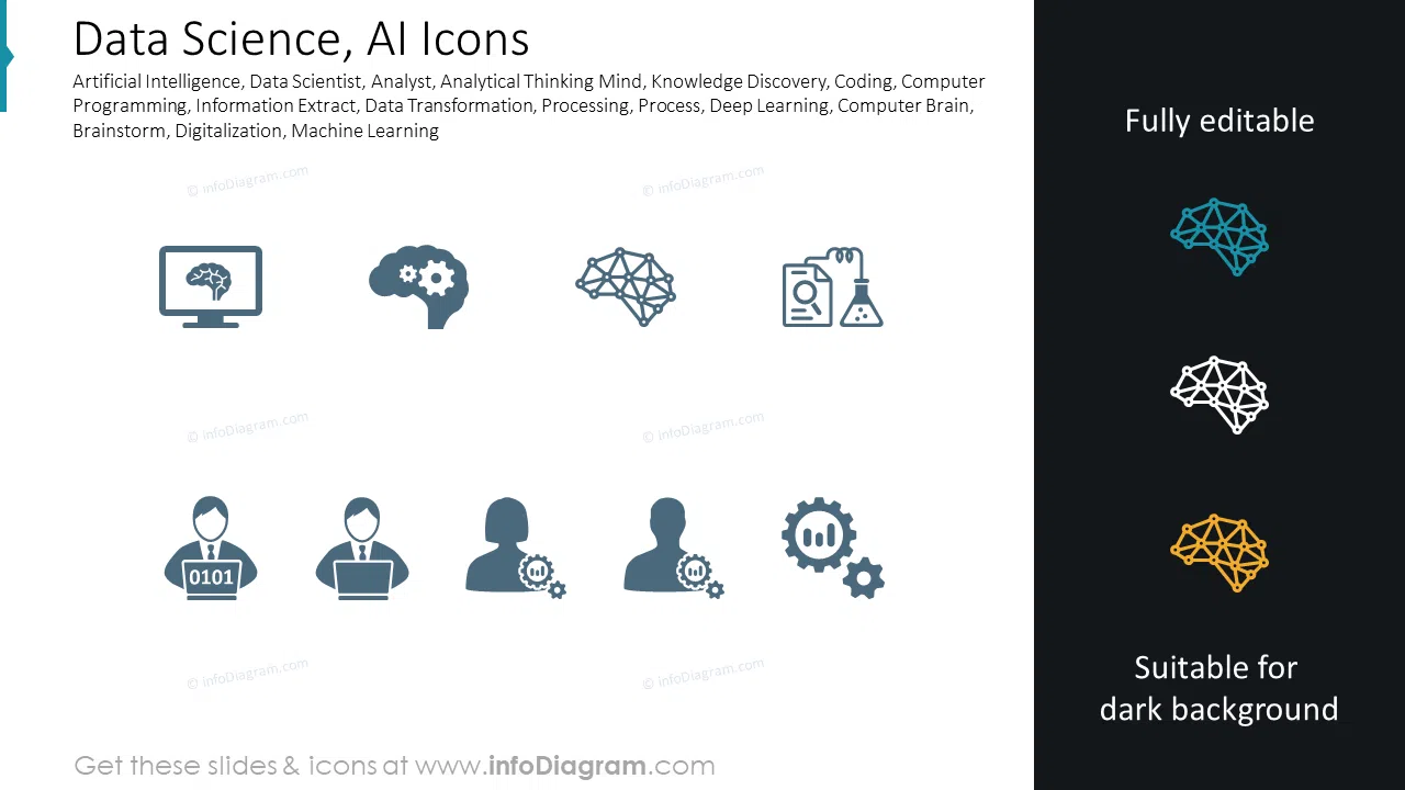 Data Science, AI Icons