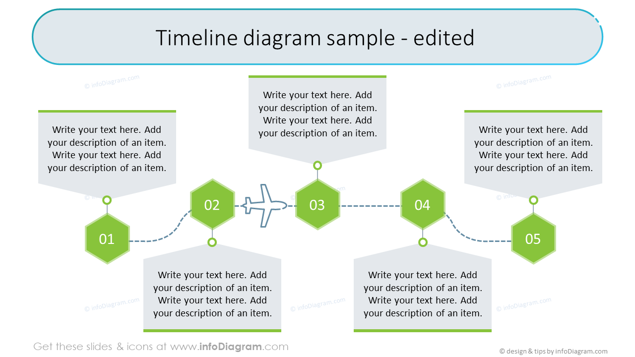 Free Sample of Diagrams and Icons (PPT Template)