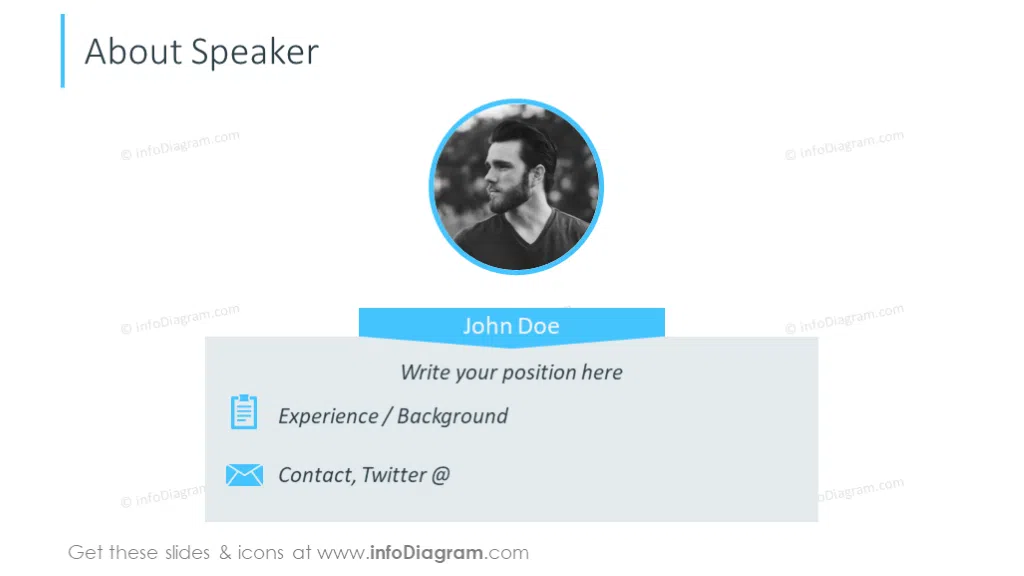 Information about the key speaker