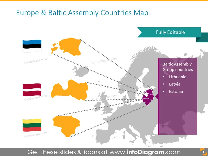 Baltic Assembly countries map