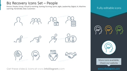 Biz Recovery Icons Set – People
