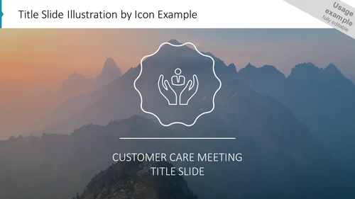 Title Slide Illustration by Icon Example
