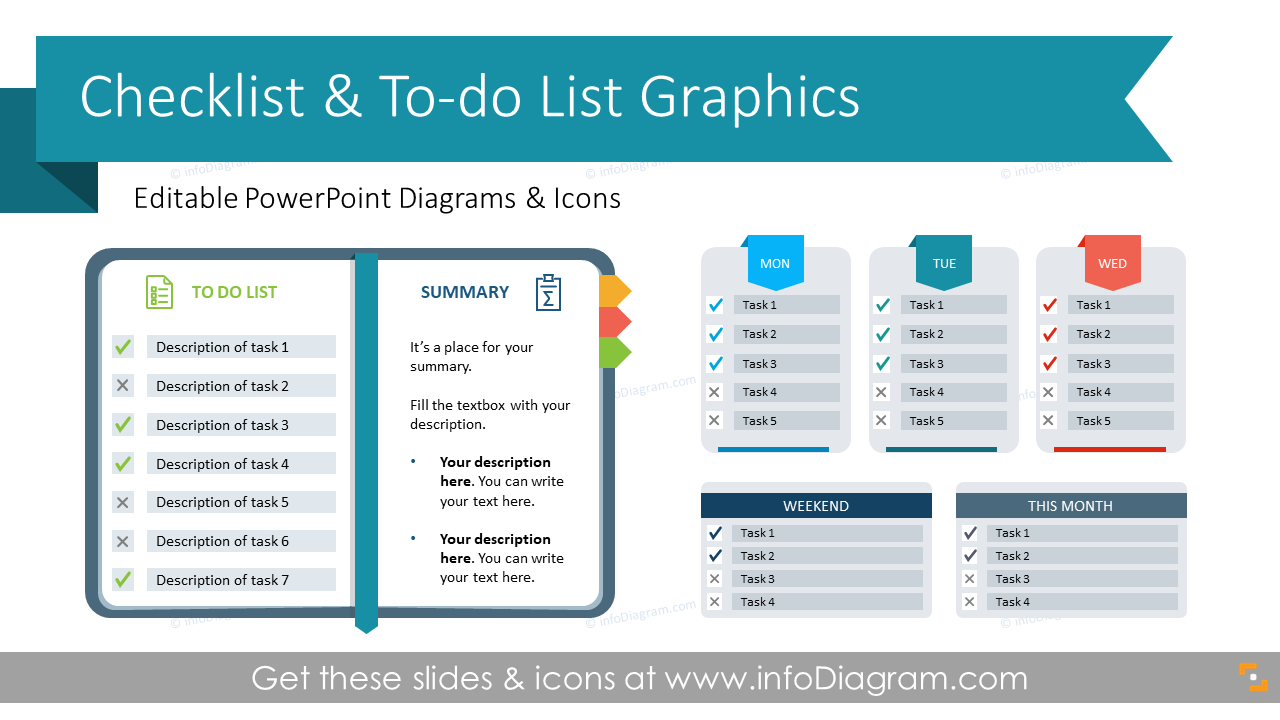To Do Presentation Checklist Graphics (PPT Template)