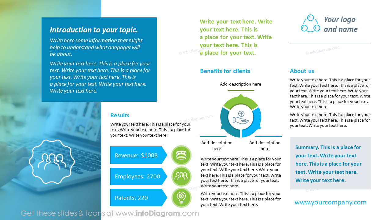 One Pager Leaflet Presentation Company Snapshot One P Vrogue Co