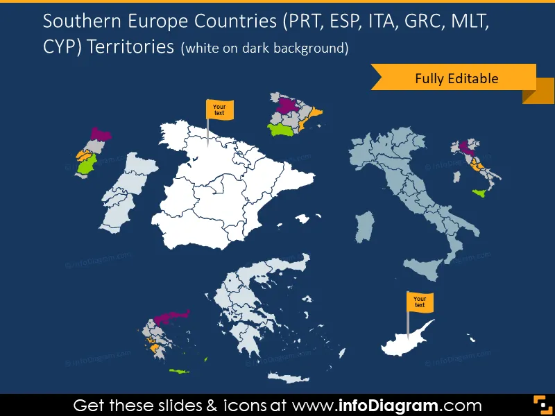 Southern Europe countries territories