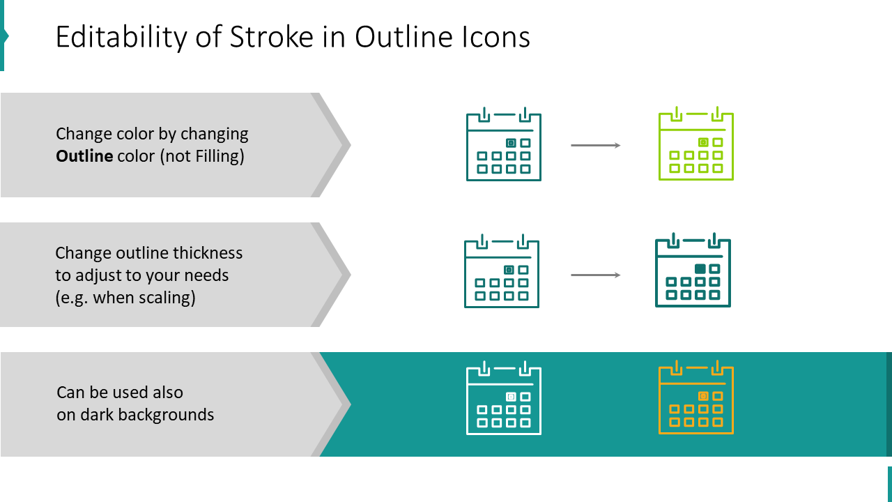 Editability of Stroke in Outline Icons