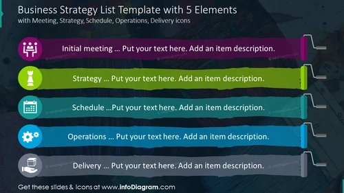 Business Strategy List PPT Template
