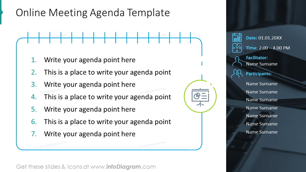 Online meeting agenda template 