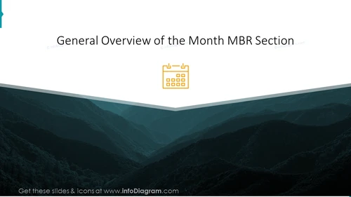 General Overview of the Month MBR Section