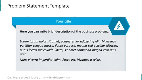 Editable Problem Statement Template Example Slide Can Be Converted 