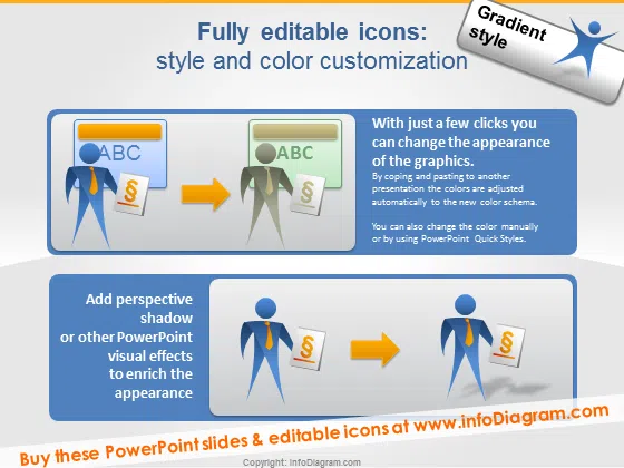 editable people vector clipart powerpoint icons