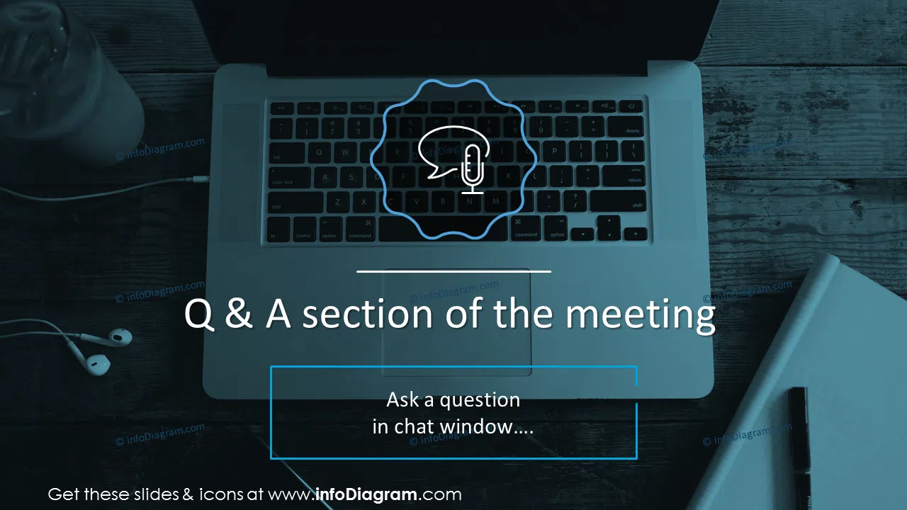 Q & A section of the meeting slide