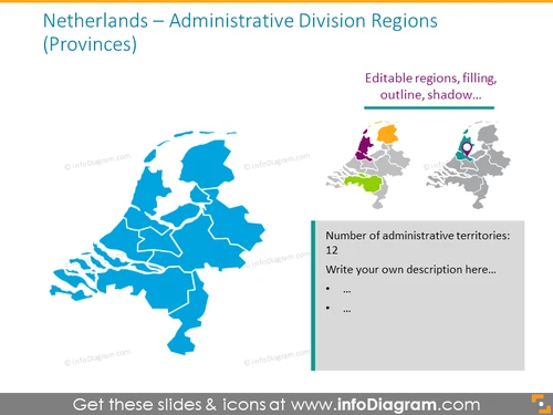 Netherlands administrative division map
