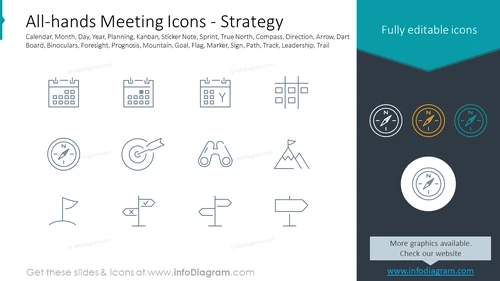 All-hands Meeting Icons - Strategy
