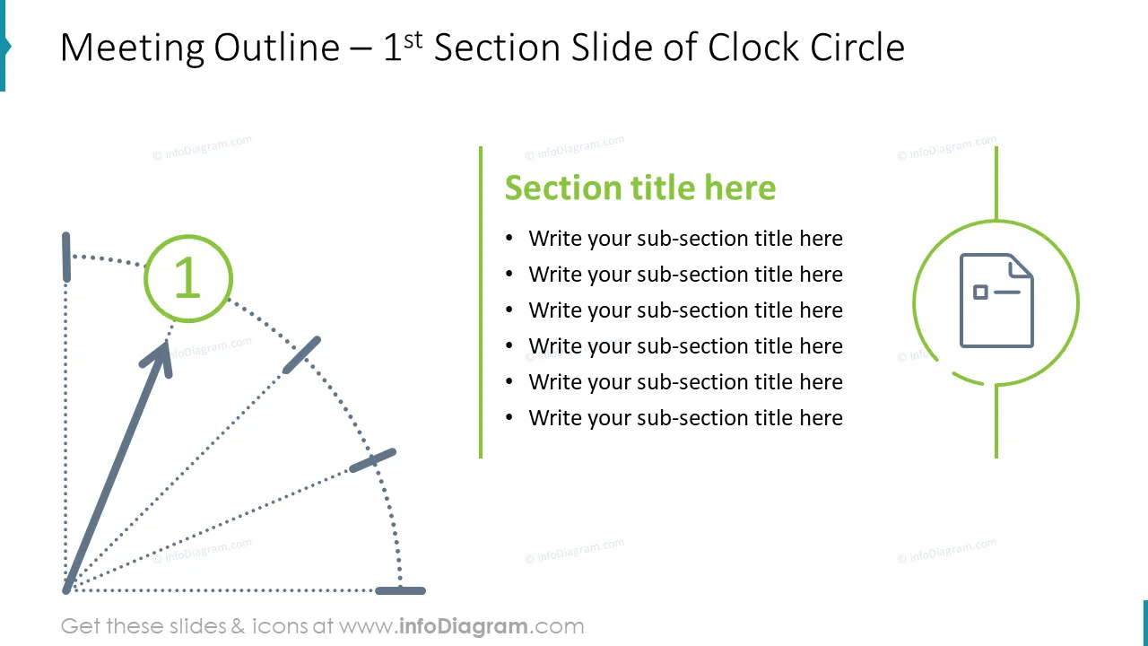 Meeting Outline – 1st Section Slide of Clock Circle
