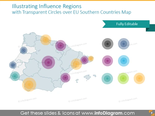 Southern Europe influence regions map