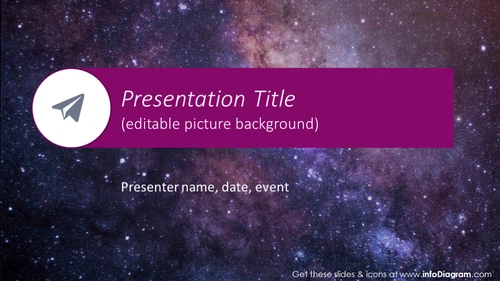 Purple Circle Presentation Template