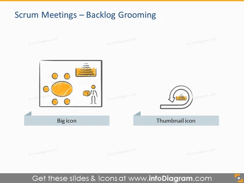 icon backlog grooming scrum meeting