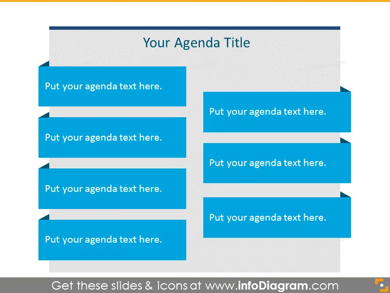 Flat Agenda List for 7 items 