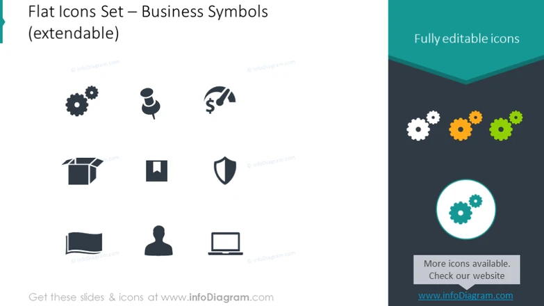 Flat Business Icons