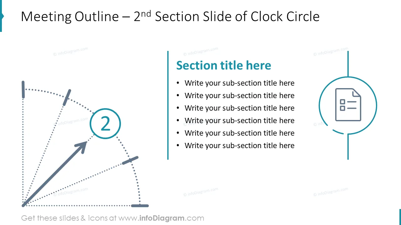 Meeting Outline – 2nd Section Slide of Clock Circle