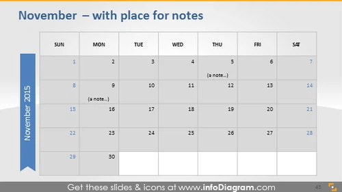 November school notes plan 2015 slide