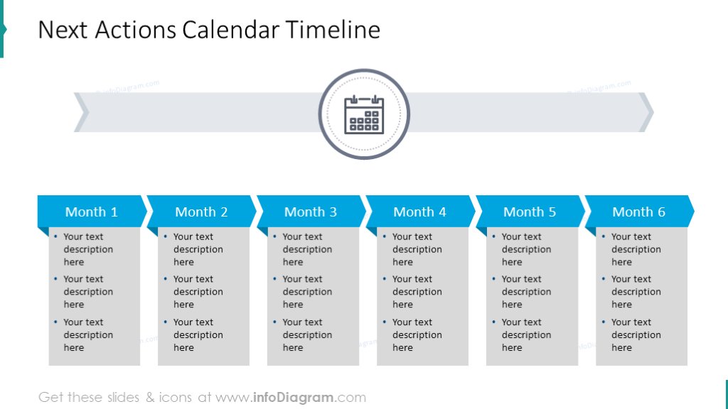 Next action calendar timeline