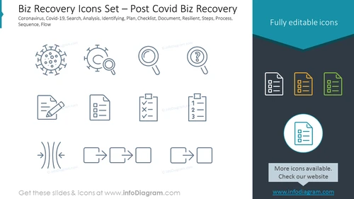 Biz Recovery Icons Set – Post Covid Biz Recovery