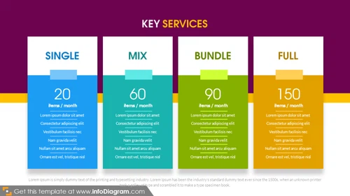 Startup Key Services PPT Slide