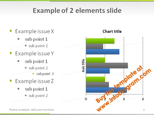 text_chart_slide_layout_green_light_pptx_template