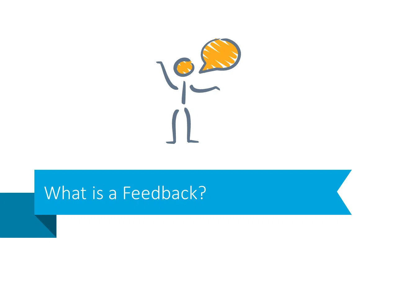 What is feedback definition transition slide stripe
