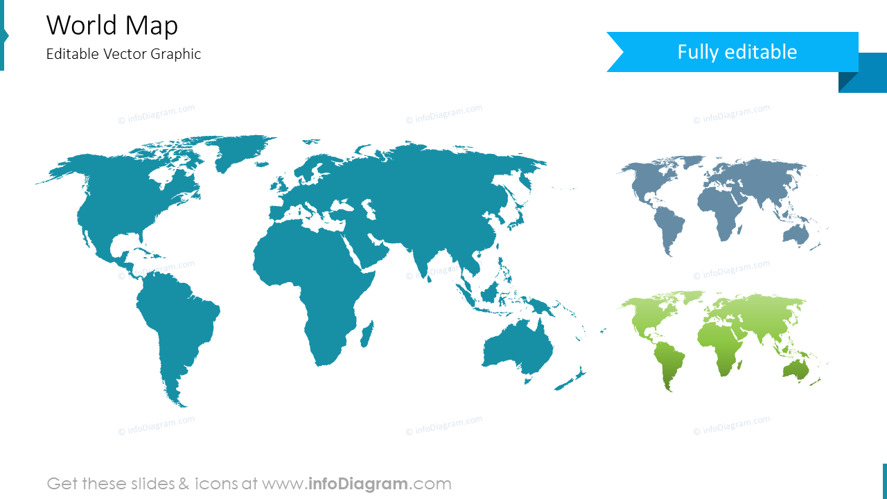 World Map Powerpoint Clipart