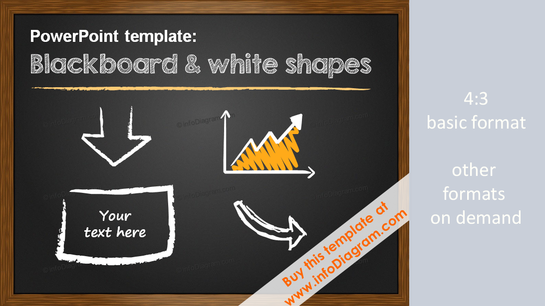 Blackboard Charcoal PowerPoint Template