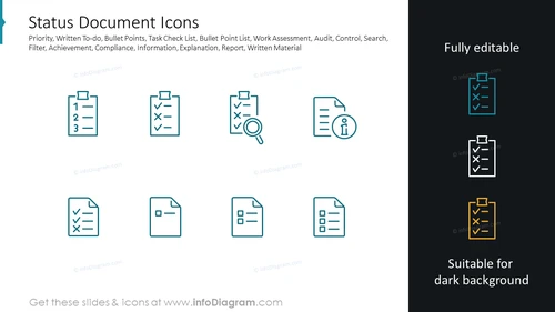 Status Document Icons