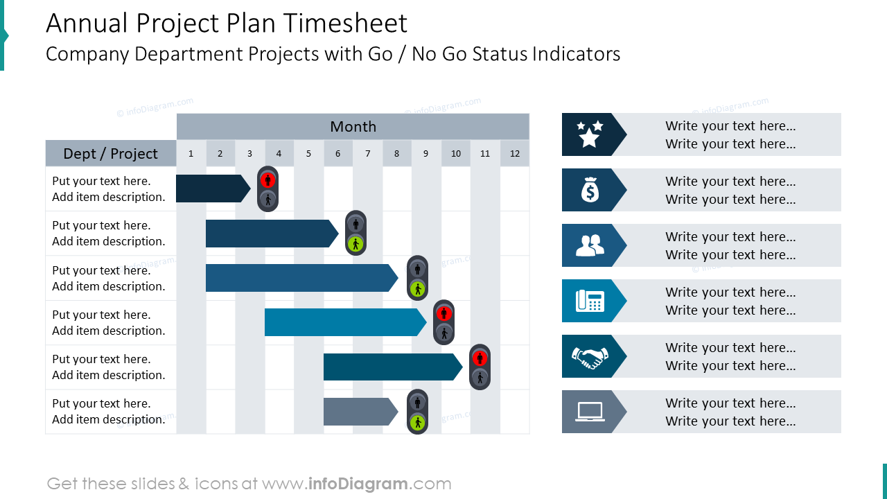 Annual project plan timesheet
