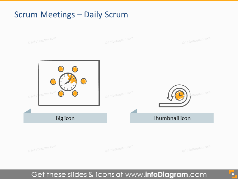 Scrum Project Management Toolbox (PPT icons)