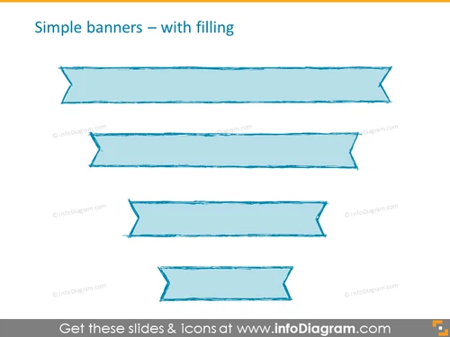  Simple banners with filling