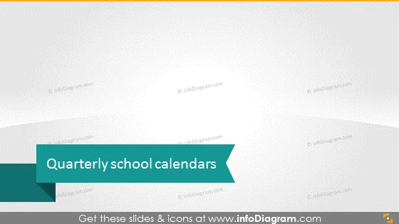 Quarterly school calendars