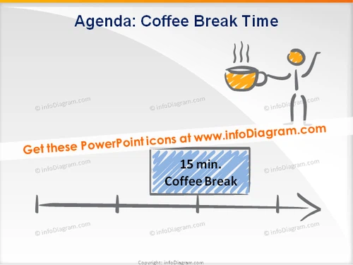 trainers toolbox scribble coffee break timeline slide